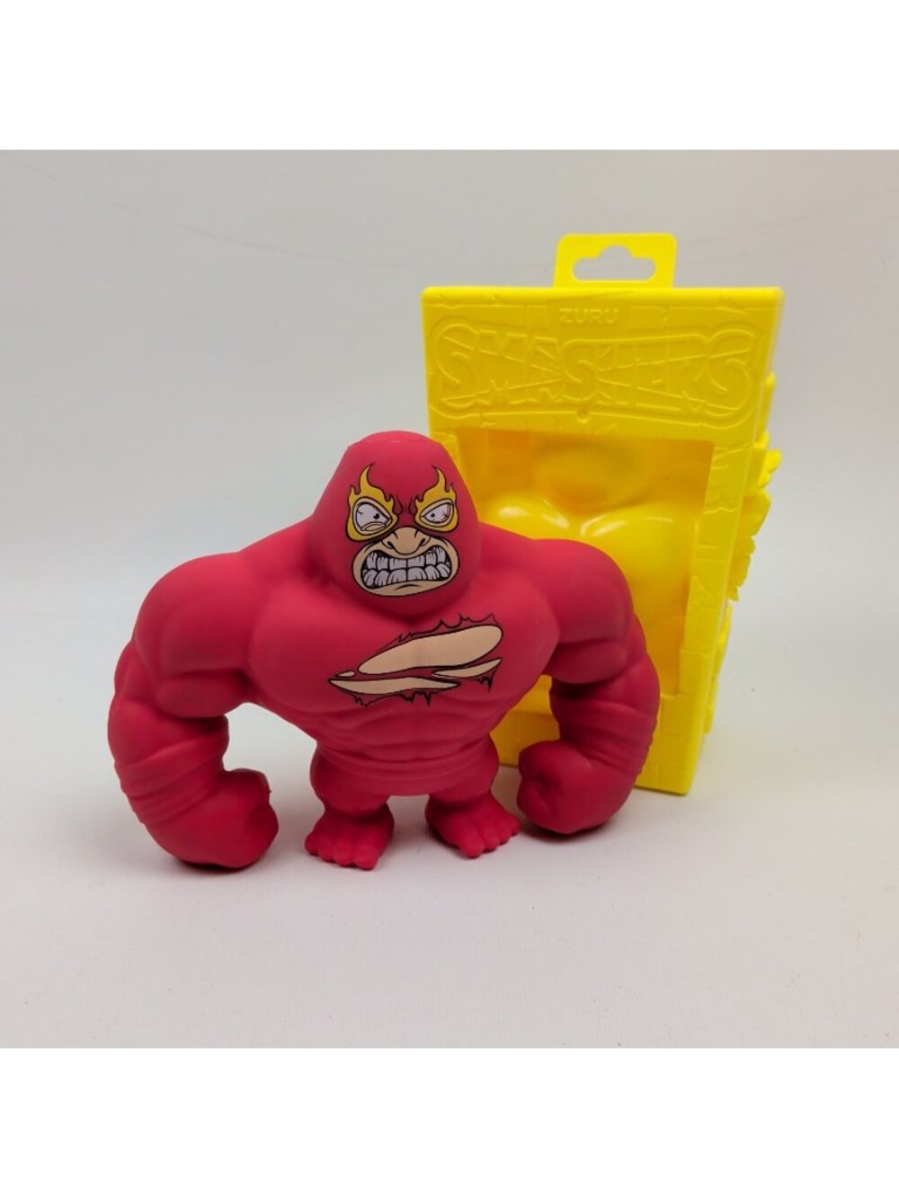 ZURU SMASHERS Red Wrestler SLAM HEROES Sand Filled Stretch Throw Smash